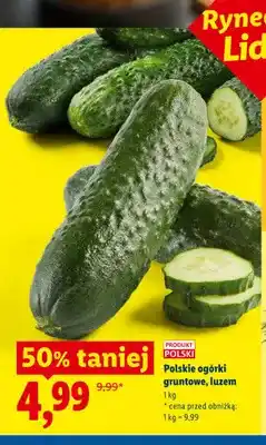 Lidl Ogórki gruntowe Ryneczek Lidla polskie oferta