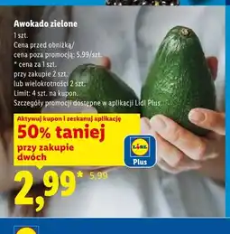 Lidl Awokado zielone oferta
