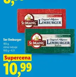 Lidl Ser limburger St. Mang 40% oferta