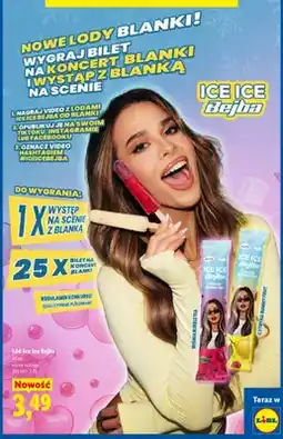 Lidl Lód Nordis Ice Ice Bejba Wiśnia Bubble Tea oferta