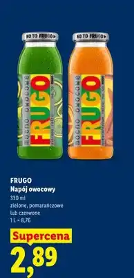 Lidl Napój owocowy Frugo zielone oferta
