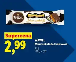 Lidl Miniczekolada krówkowa Wawel oferta