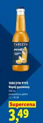 Lidl Napój gazowany Tarczyn Ptyś pomarańcza-jabłko oferta