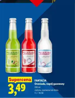 Lidl Oranżada Fantazja zielona oferta