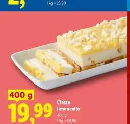 Lidl Ciasto limoncello oferta