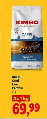 Lidl Kawa ziarnista Kimbo Capri oferta