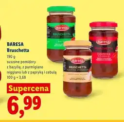 Lidl Bruschetta z suszonymi pomidorami i bazylią Baresa oferta