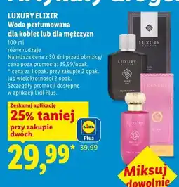 Lidl Woda perfumowana dla kobiet Luxury Elixir oferta