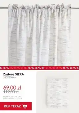 Homla Zasłona Siera 140x250 cm oferta