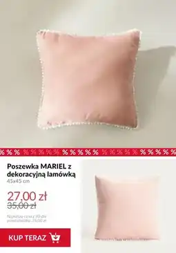 Homla Poszewka Mariel z dekoracyjną lamówką 45x45 cm oferta