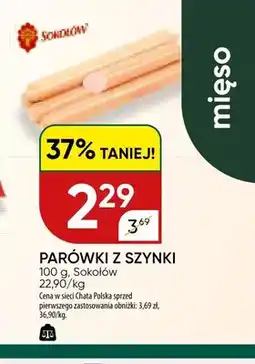 Chata Polska Parówki z szynki Sokołów oferta