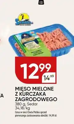Chata Polska Mięso mielone z kurczaka Zagrodowego Sedar oferta