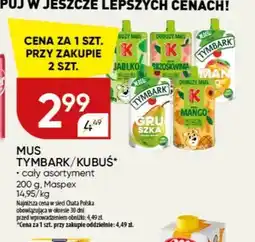 Chata Polska Mus Kubuś Jabłko Brzoskwinia oferta