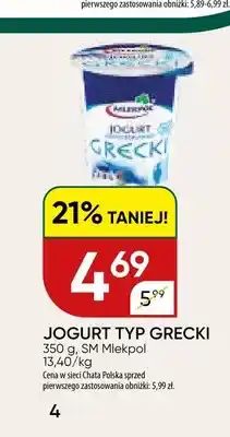 Chata Polska Jogurt typ grecki Mlekpol oferta
