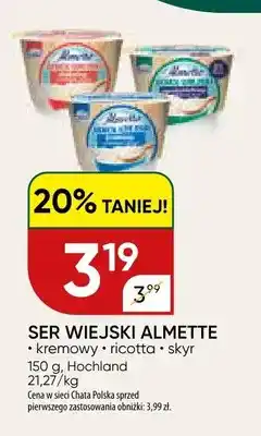 Chata Polska Ser wiejski Almette kremowy oferta