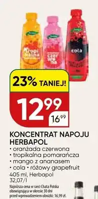 Chata Polska Koncentrat napoju Herbapol tropikalna pomarańcza oferta