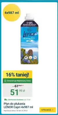 ERLI Płyn do płukania Lenor Capri oferta