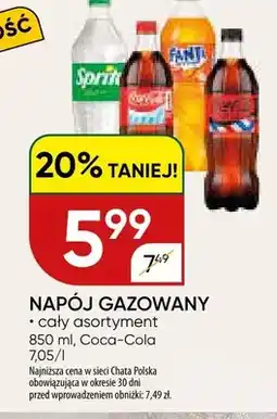 Chata Polska Napój gazowany Coca-Cola oferta
