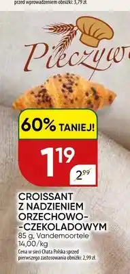 Chata Polska Croissant z nadzieniem orzechowo-czekoladowym Vandemoortele oferta