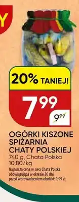 Chata Polska Ogórki kiszone Spiżarnia Chaty Polskiej oferta