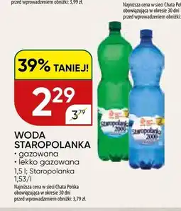 Chata Polska Woda Staropolanka gazowana oferta