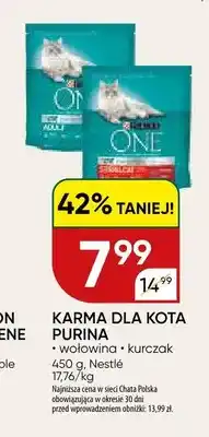 Chata Polska Karma dla kota Purina One wołowina oferta
