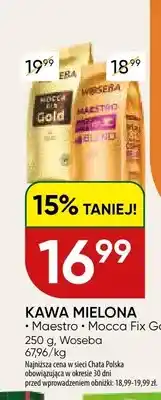 Chata Polska Kawa mielona Woseba Maestro oferta