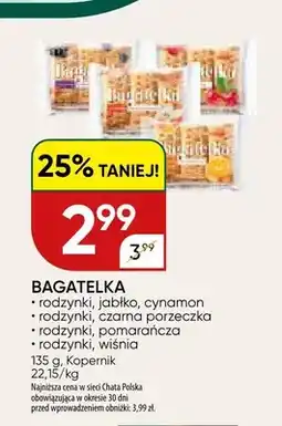 Chata Polska Ciastka Bagatelka rodzynki jabłko cynamon oferta