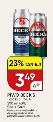 Chata Polska Piwo Beck's Classic oferta