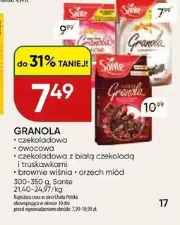 Chata Polska Granola Sante owocowa oferta