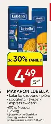 Chata Polska Makaron Lubella kolanka ozdobne oferta