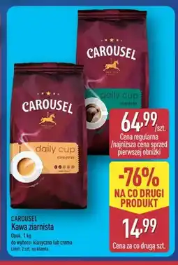 ALDI Kawa ziarnista Carousel Daily Cup Crema oferta