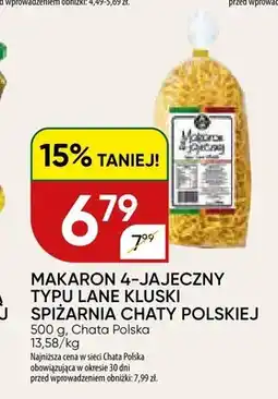 Chata Polska Makaron 4-jajeczny typu lane kluski Spiżarnia Chaty Polskiej oferta