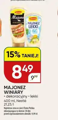 Chata Polska Majonez dekoracyjny Winiary oferta