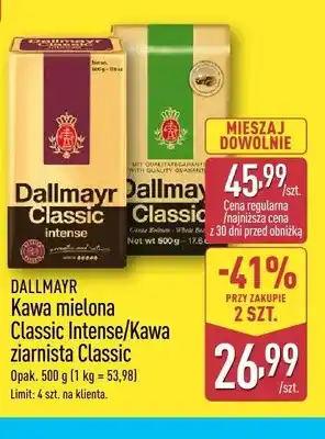 ALDI Kawa mielona Dallmayr Classic Intense oferta