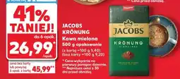 Kaufland JACOBS KRÖNUNG Kawa mielona 500 g opakowanie oferta