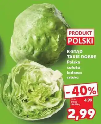 Kaufland Polska sałata lodowa sztuka oferta