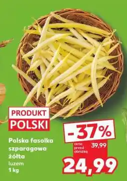 Kaufland Polska fasolka szparagowa żółta luzem 1 kg oferta