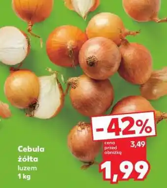Kaufland Cebula żółta luzem 1 kg oferta