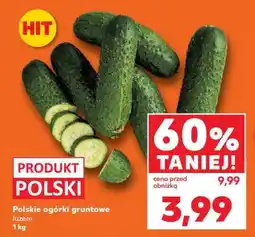 Kaufland Polskie ogórki gruntowe, luzem 1 kg oferta
