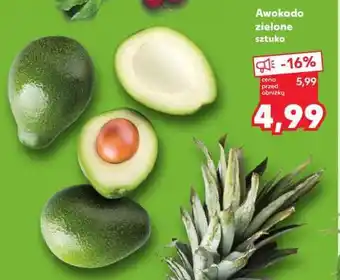 Kaufland Awokado zielone sztuka oferta