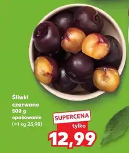 Kaufland Śliwki czerwone 500 g opakowanie oferta