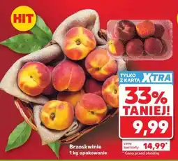 Kaufland Brzoskwinie 1 kg opakowanie oferta
