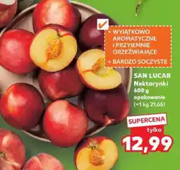 Kaufland SAN LUCAR Nektarynki 600 g opakowanie oferta