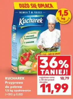 Kaufland KUCHAREK Przyprawa do potraw 1,5 kg opakowanie (=100 g 0,80) oferta