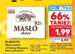 Kaufland MLEKOVITA Masło ekstra z Polskiej Mleczarni 200 g opakowanie oferta