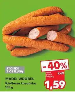 Kaufland MADEJ WRÓBEL Kiełbasa toruńska 100 g oferta