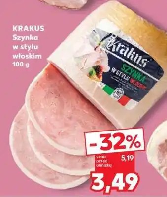 Kaufland KRAKUS Szynka w stylu włoskim 100 g oferta