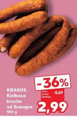 Kaufland KRAKUS Kiełbasa krucha od Szwagra 100 g oferta
