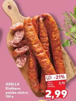 Kaufland GZELLA Kiełbasa polska ekstra 100 g oferta